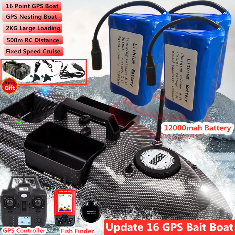 Fish Finder Transducer - 16 nokta GPS çift pozisyon sabit