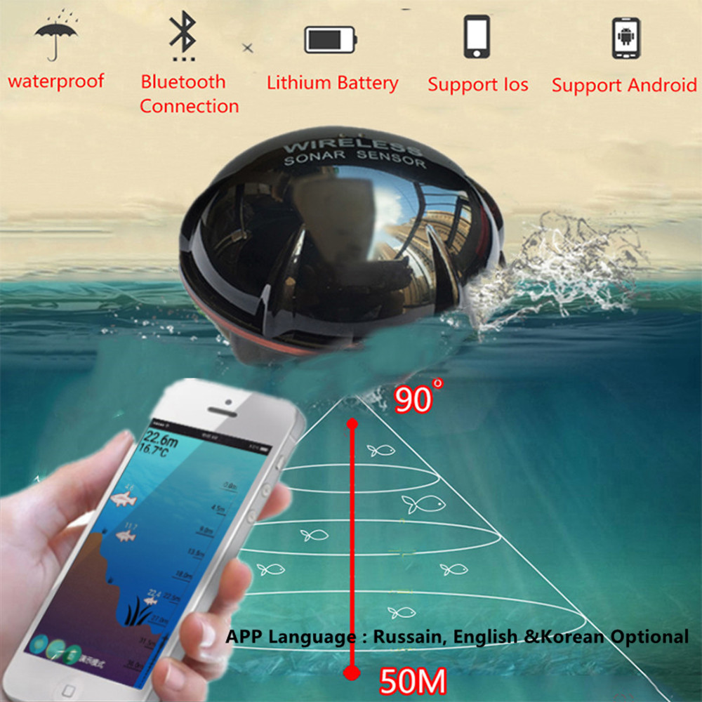 PUPOPAN 100 M Yepyeni Akıllı T - Fish Finder Transducer incelemesi ve fiyatı
