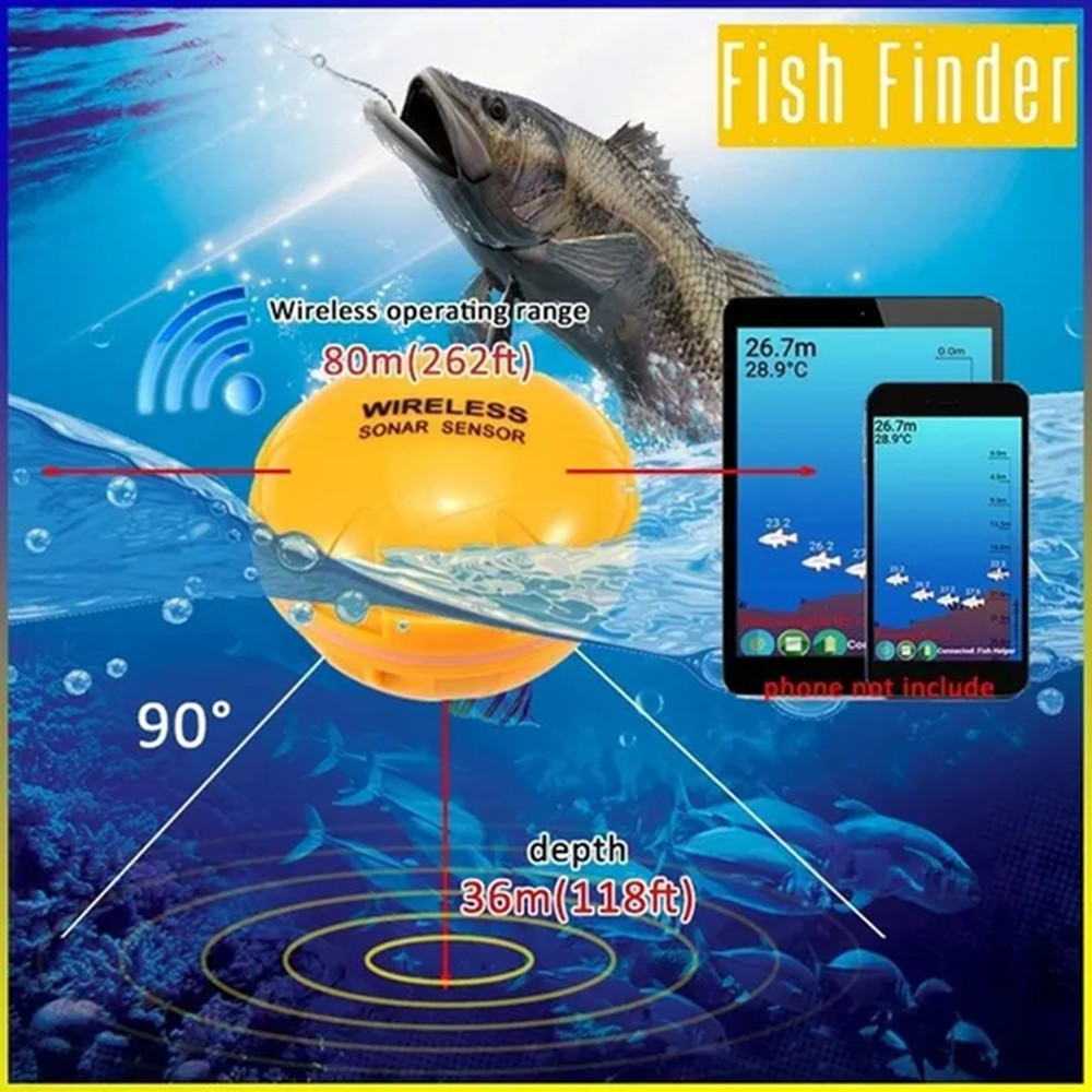 PUPOPAN 100 M Yepyeni Akıllı T - Fish Finder Transducer incelemesi ve fiyatı