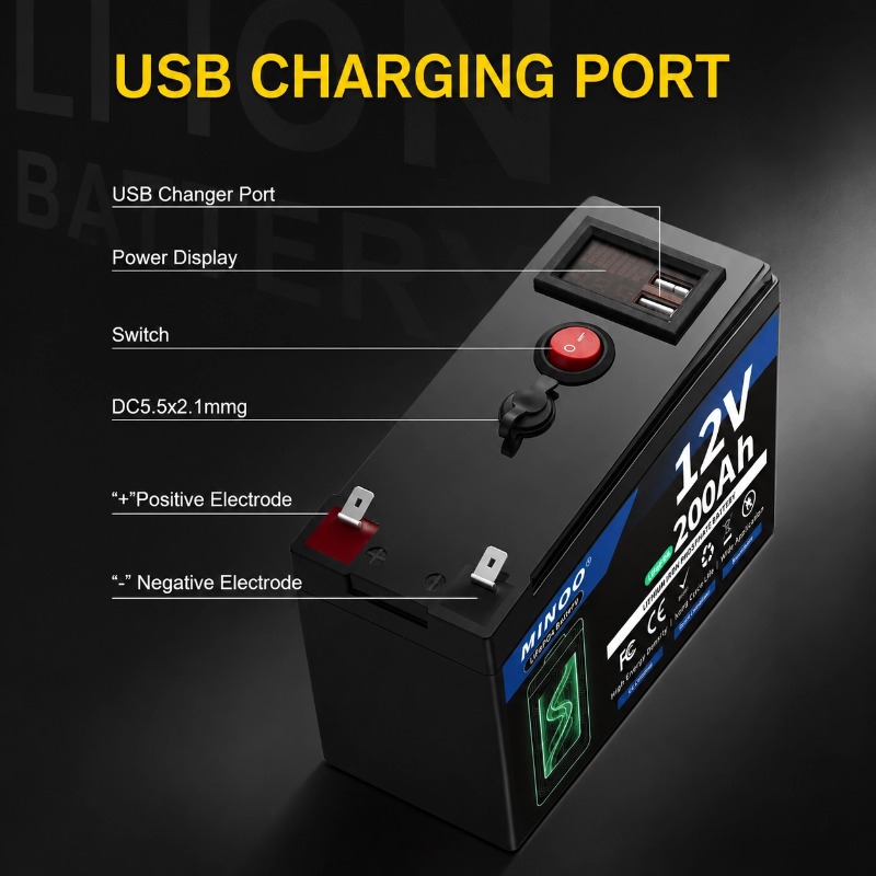 12V 200Ah LiFePO4 Batarya, Der - Fish Finder Charger incelemesi ve fiyatı