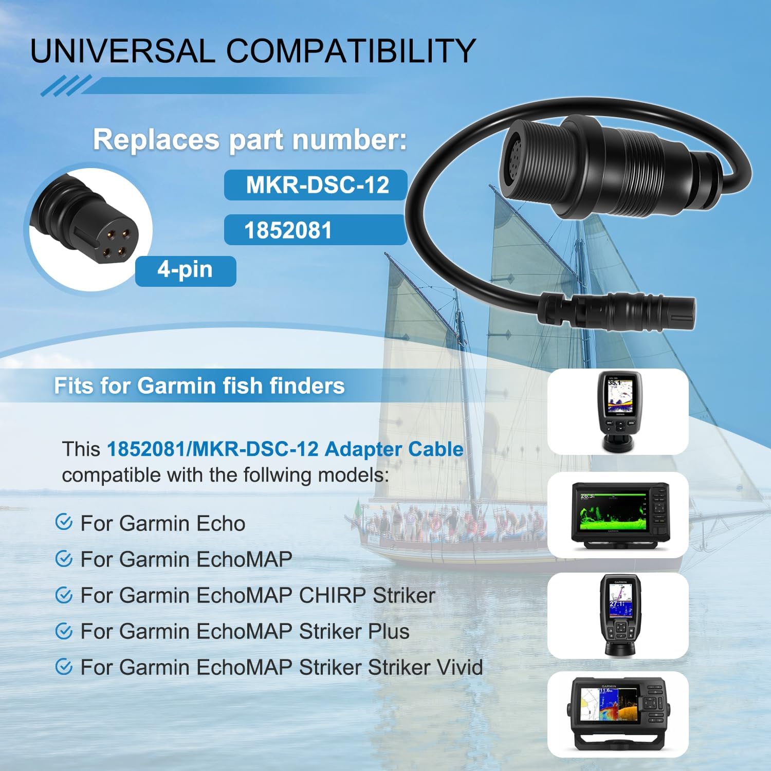 1852081   MKR-DSC-12 Adaptör K - Fish Finder incelemesi ve fiyatı