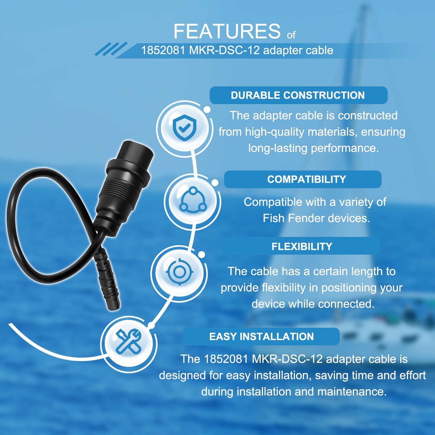 1852081   MKR-DSC-12 Adaptör K - Fish Finder incelemesi ve fiyatı