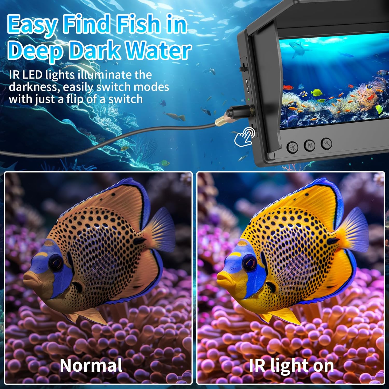 Su Altı Balıkçılık Kamerası 4. - Fishing Depth Finder incelemesi ve fiyatı